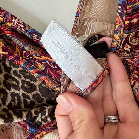Zimmermann Tan and Pink One Piece Swimsuit - Picture 8 of 11